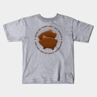 Two Wolves Marranitos Pan Dulce Funny Mexican Food Kids T-Shirt